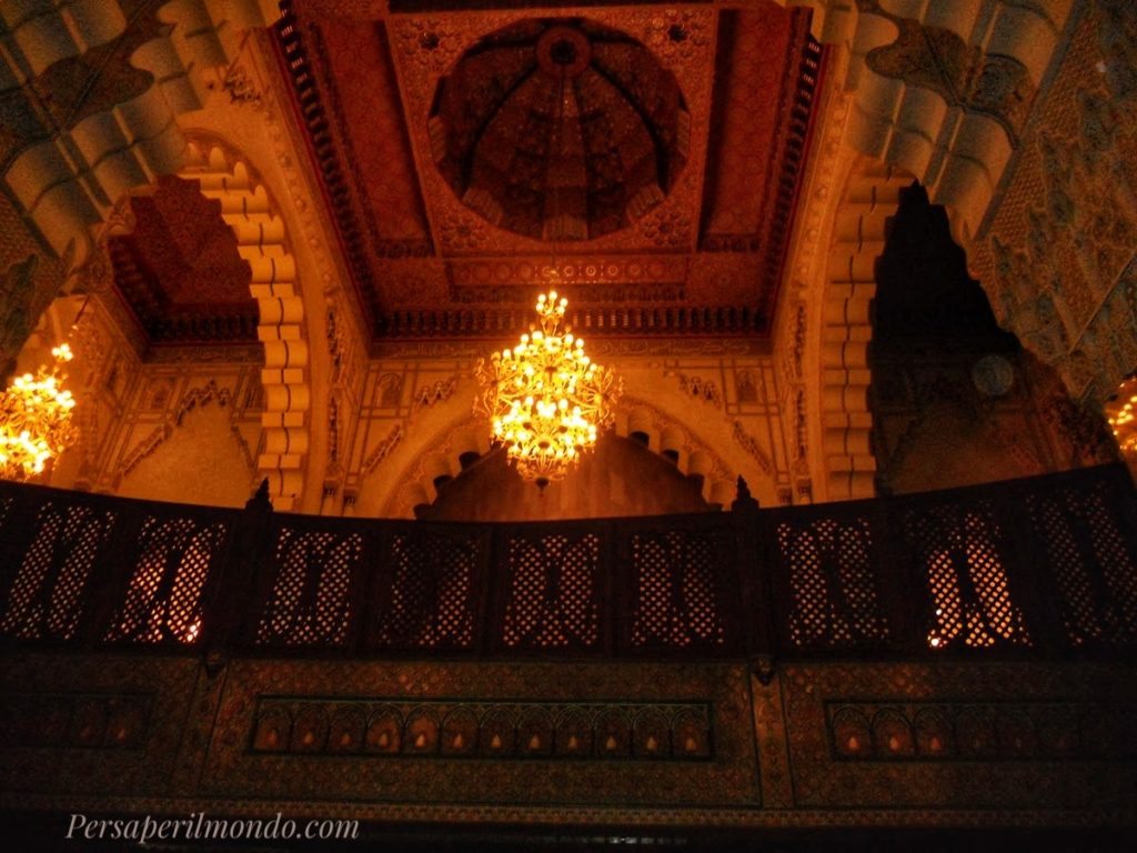 Interni della Moschea di Hassan II