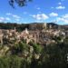vista panoramica di Sorano dal Belvedere di San Rocco